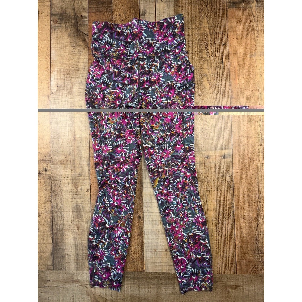 Lululemon Base Pace HR Leggings Size 4 Floral Electric Multi